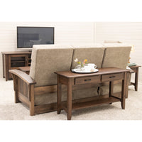 Augusta Walnut Wood Open Sofa Table | CO