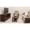 Augusta Walnut Wood Rectangle Open Coffee Table | CO