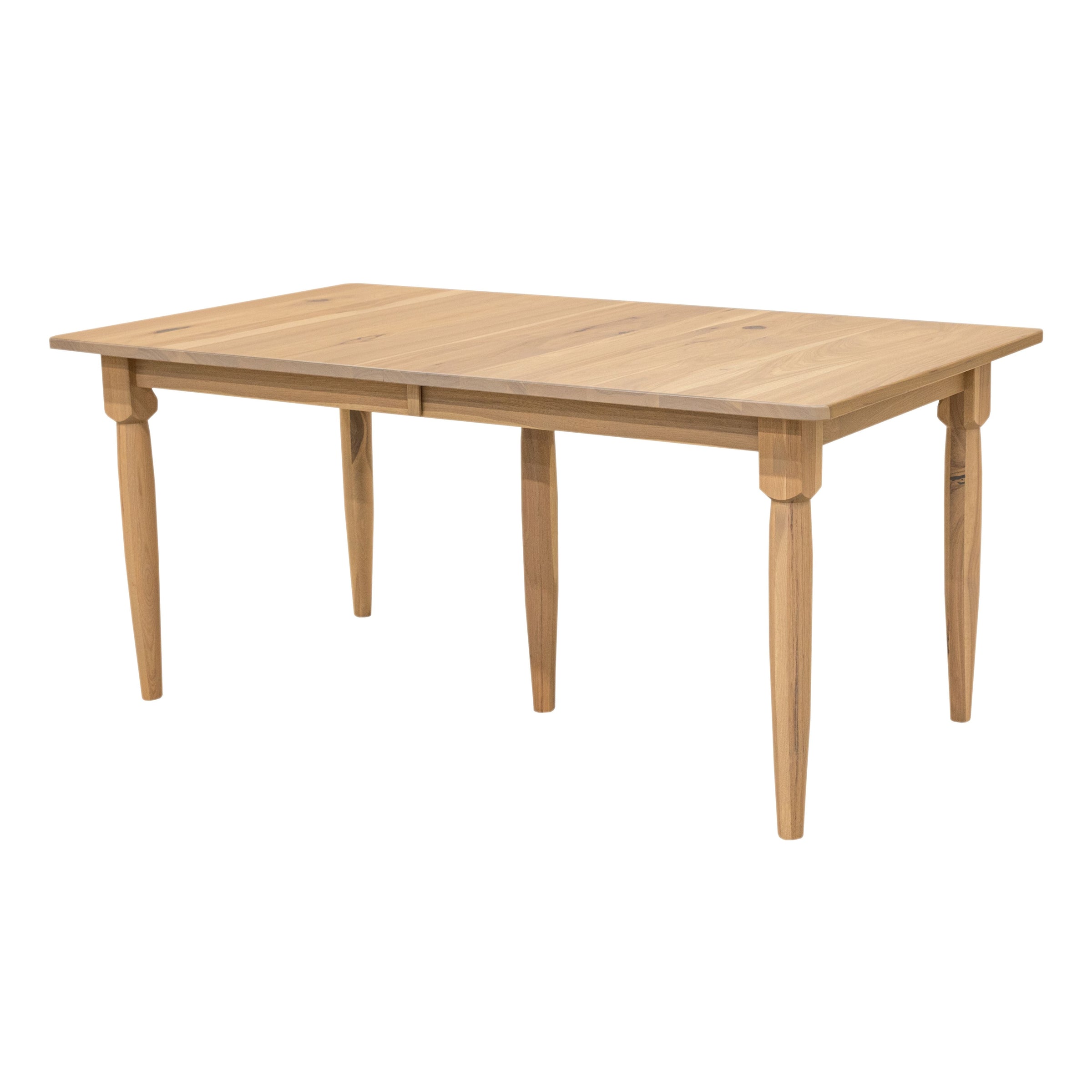 Caitlyn Mid Century Hickory Wood Extending Dining Table | WB