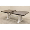 Richwood White & Wood Extending Dining Table with Built-Down Top | M-GW&RWO-SB