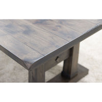 Richwood Hickory Wood Large Extending Amish Trestle Dining Table | GS