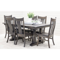 Richwood Hickory Wood Large Extending Amish Trestle Dining Table | GS