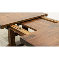 Richwood Quarter Sawn White Oak Wood Extending Dining Table with Built-Down Top | GB