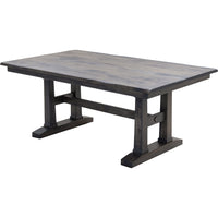 Richwood Hickory Wood Large Extending Amish Trestle Dining Table | GS