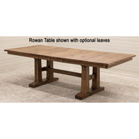 Richwood Oak Wood Large Extending Amish Trestle Dining Table | ASB