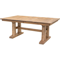 Richwood Hickory Wood Large Extending Amish Trestle Dining Table | WB