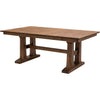 Richwood Hickory Wood Large Extending Amish Trestle Dining Table | ASB