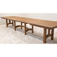 South Gate Extra Large Oak Wood Dining Table | HC