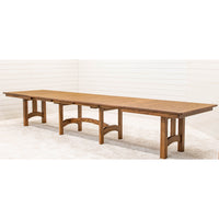 South Gate Extra Large Oak Wood Dining Table | HC