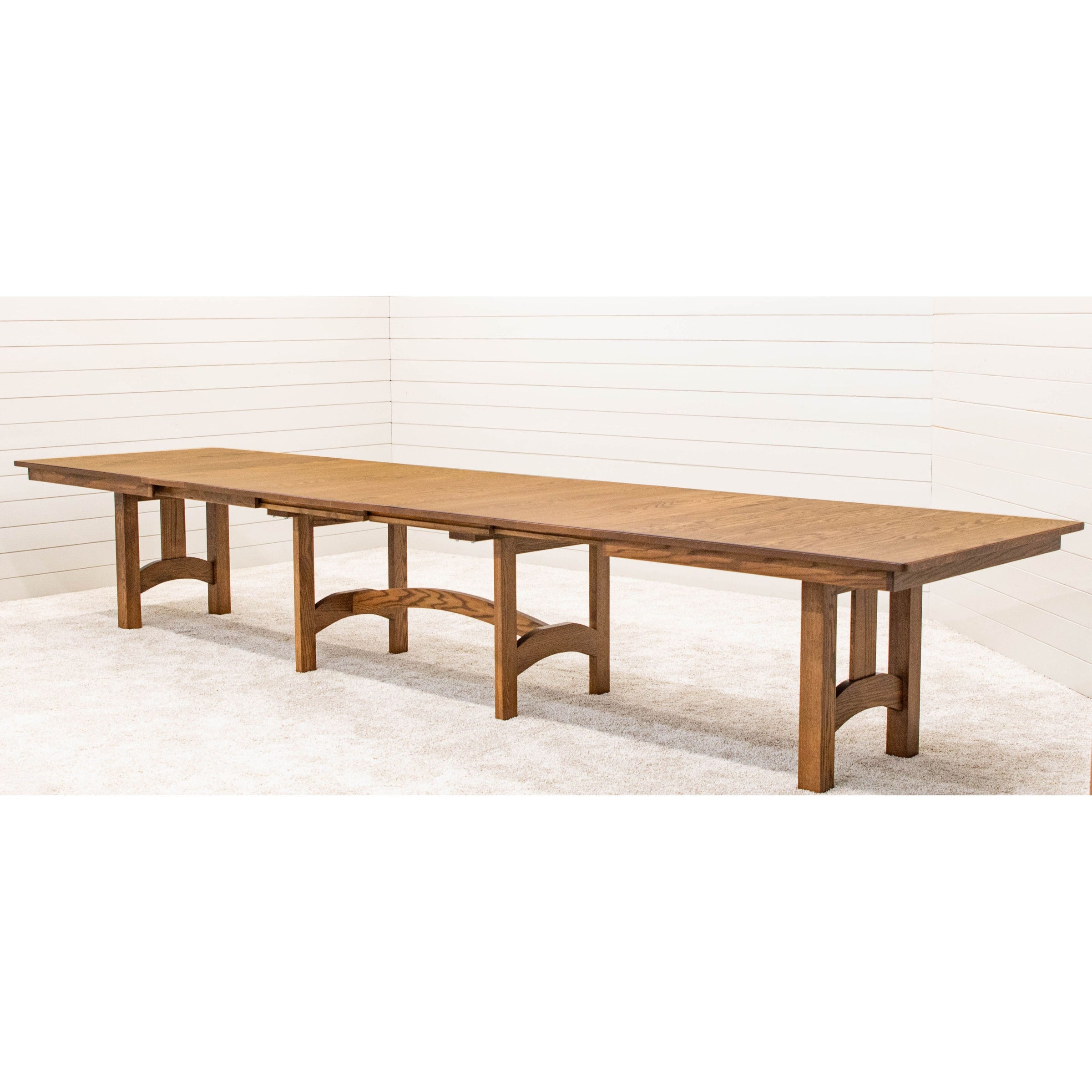 South Gate Extra Large Oak Wood Dining Table | HC