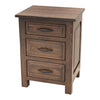 Sugar Creek Amish Rustic 3-Drawer Nightstand