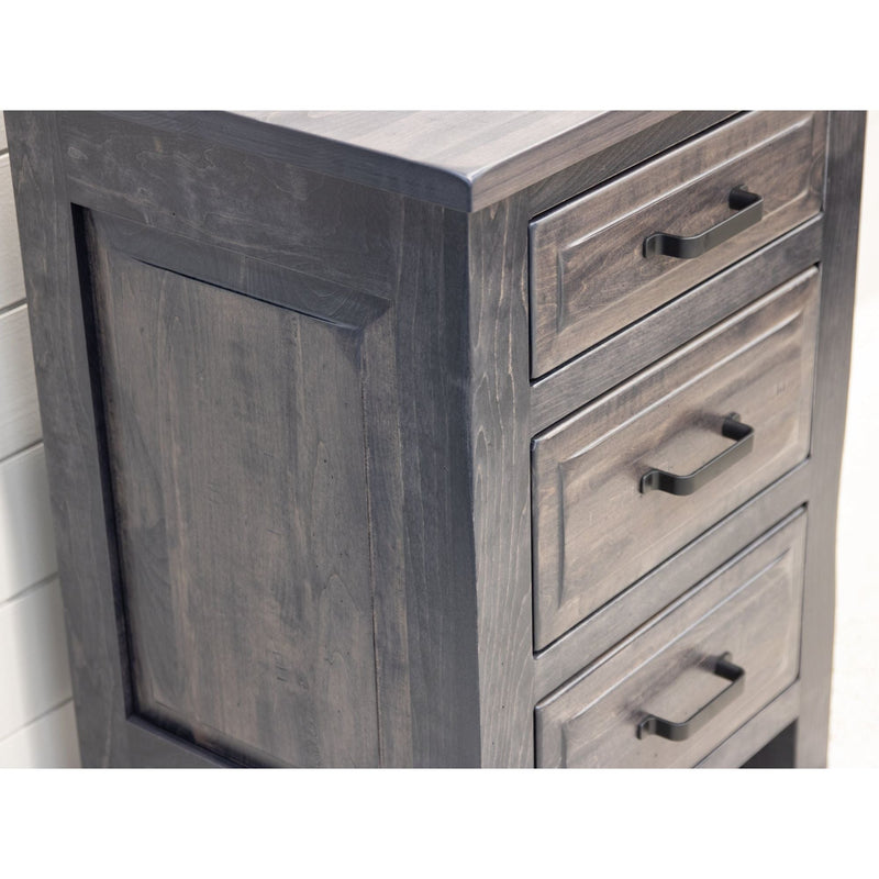 Sugar Creek Amish Rustic 3-Drawer Nightstand
