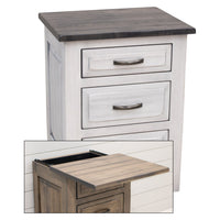 Sugar Creek Amish Rustic 3-Drawer Nightstand