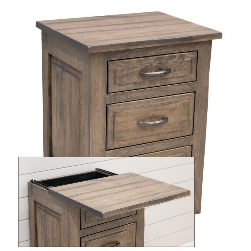 Sugar Creek Amish Rustic 3-Drawer Nightstand