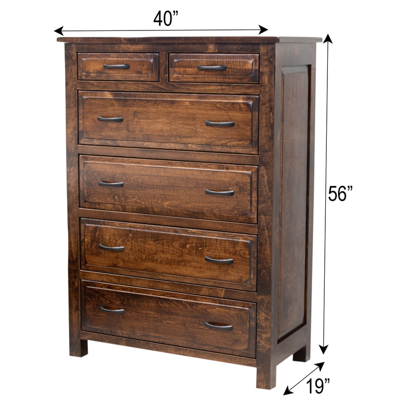 Sugar Creek Amish Rustic Chest of Drawers