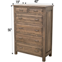 Sugar Creek Amish Rustic Chest of Drawers