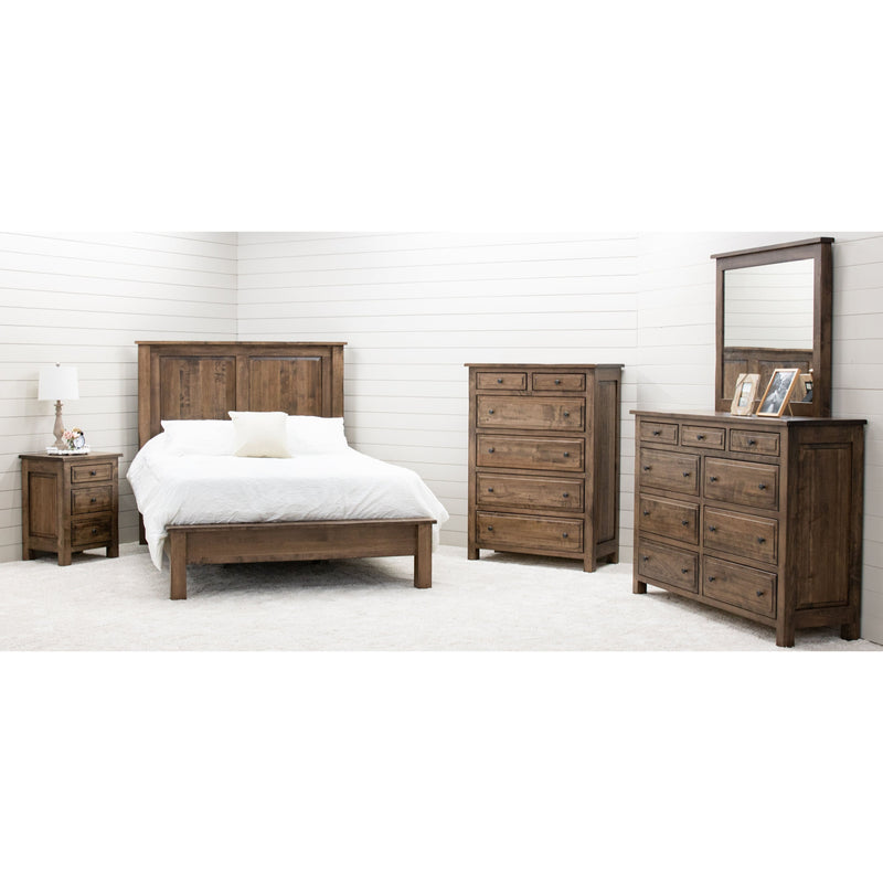 Sugar Creek Amish Rustic 9-Drawer Tall Dresser