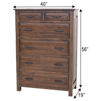 Sugar Creek Amish Rustic Chest of Drawers