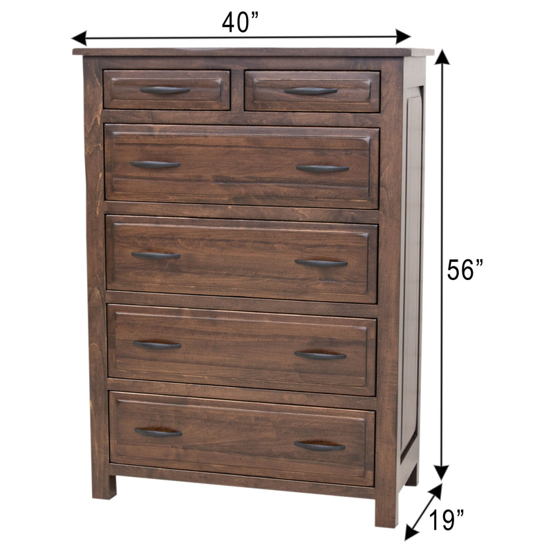 Sugar Creek Amish Rustic Chest of Drawers