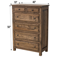 Sugar Creek Amish Rustic Chest of Drawers