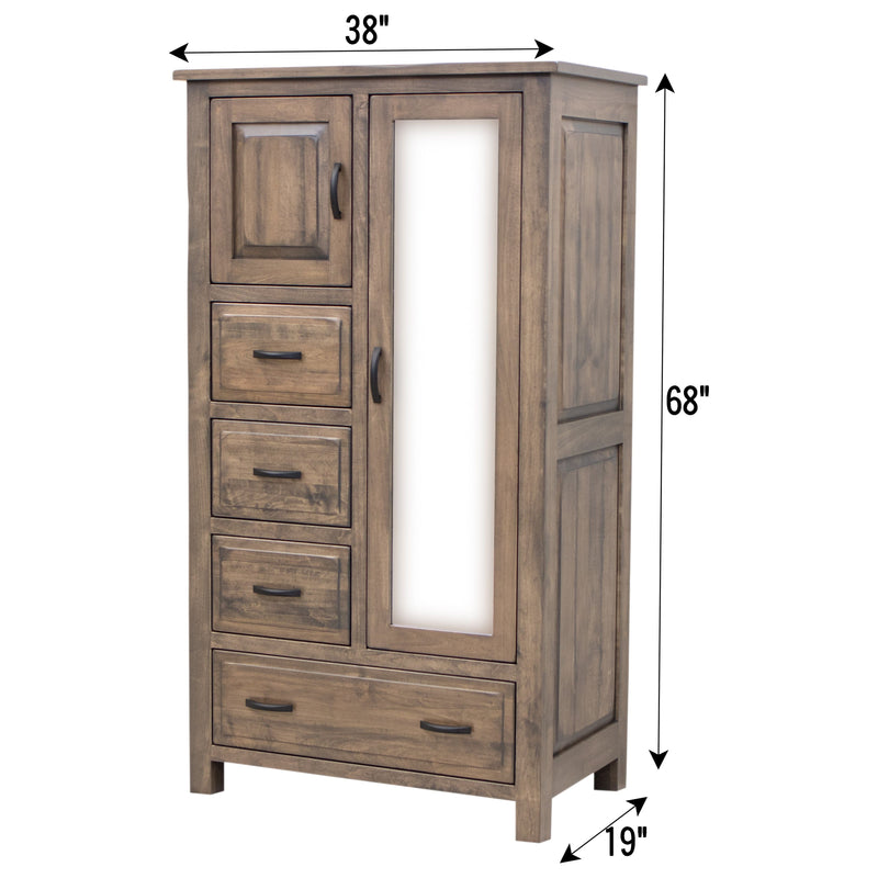 Sugar Creek Amish Rustic Chiffonier