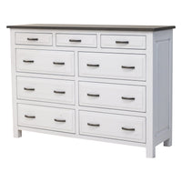 Sugar Creek Amish Rustic 9-Drawer Tall Dresser