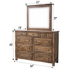 Sugar Creek Amish Rustic Dresser Mirror