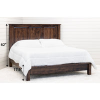 Sugar Creek Amish Rustic Storage Platform Bed