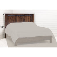 Sugar Creek Amish Rustic Solid Wood Headboard Only