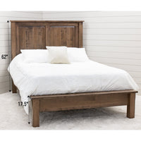 Sugar Creek Amish Rustic Storage Platform Bed