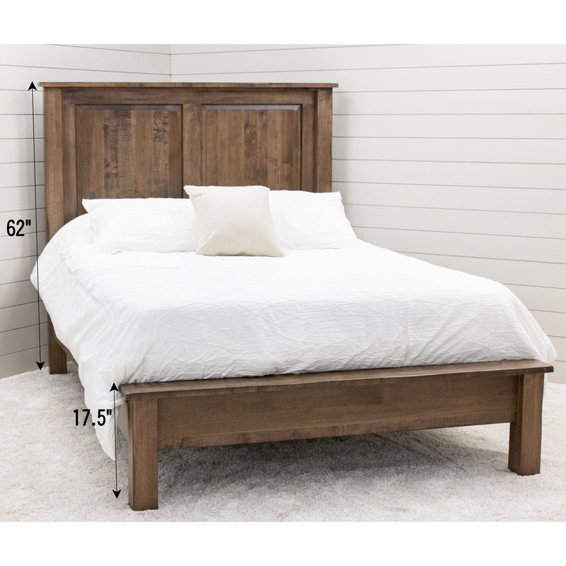 Sugar Creek Amish Rustic Storage Platform Bed