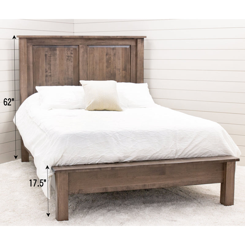 Sugar Creek Amish Rustic Storage Platform Bed