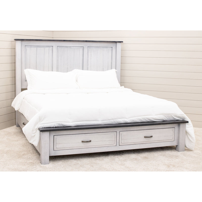 Sugar Creek Amish Rustic Storage Platform Bed