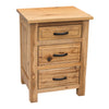 Sugar Creek Amish Rustic 3-Drawer Nightstand