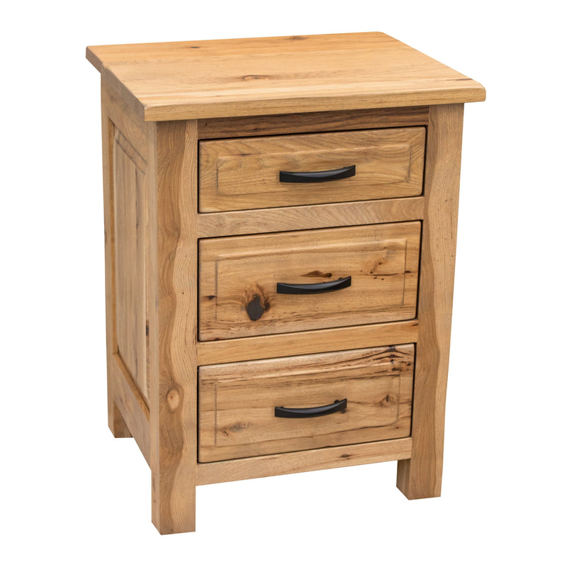 Sugar Creek Amish Rustic 3-Drawer Nightstand