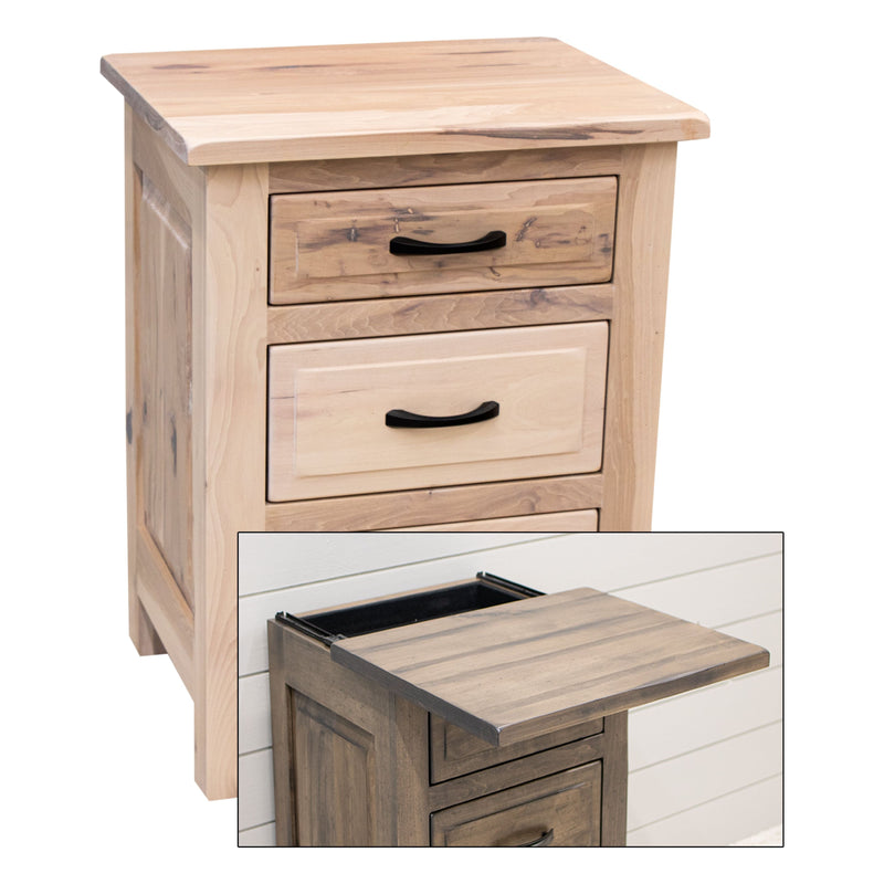 Sugar Creek Amish Rustic 3-Drawer Nightstand