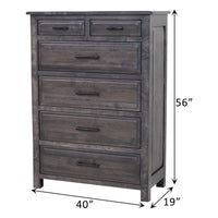 Sugar Creek Amish Rustic Chest of Drawers
