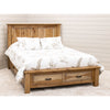 Sugar Creek Amish Rustic Storage Platform Bed