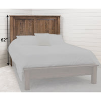 Sugar Creek Amish Rustic Solid Wood Headboard Only
