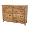 Sugar Creek Amish Rustic 9-Drawer Tall Dresser