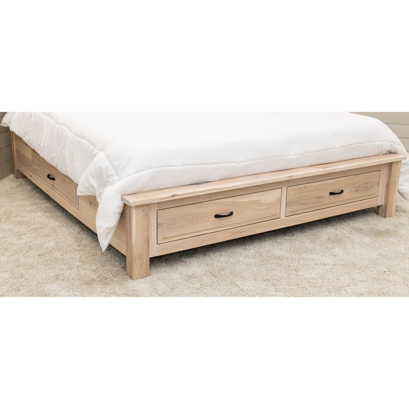 Sugar Creek Amish Rustic Storage Platform Bed