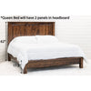 Sugar Creek Amish Rustic Storage Platform Bed