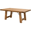 Springdale Trestle Large Hickory Wood Extending Dining Table | HC