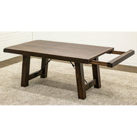 Springdale Trestle Large Maple Wood Extending Dining Table | BV