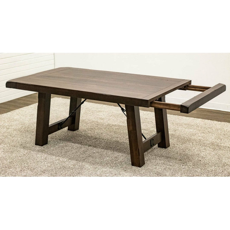 Springdale Trestle Large Maple Wood Extending Dining Table | BV