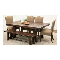 Springdale Trestle Large Maple Wood Extending Dining Table | BV