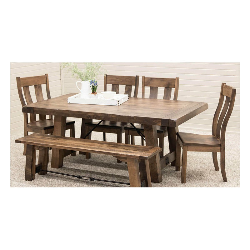 Springdale Trestle Large Maple Wood Extending Dining Table | CO