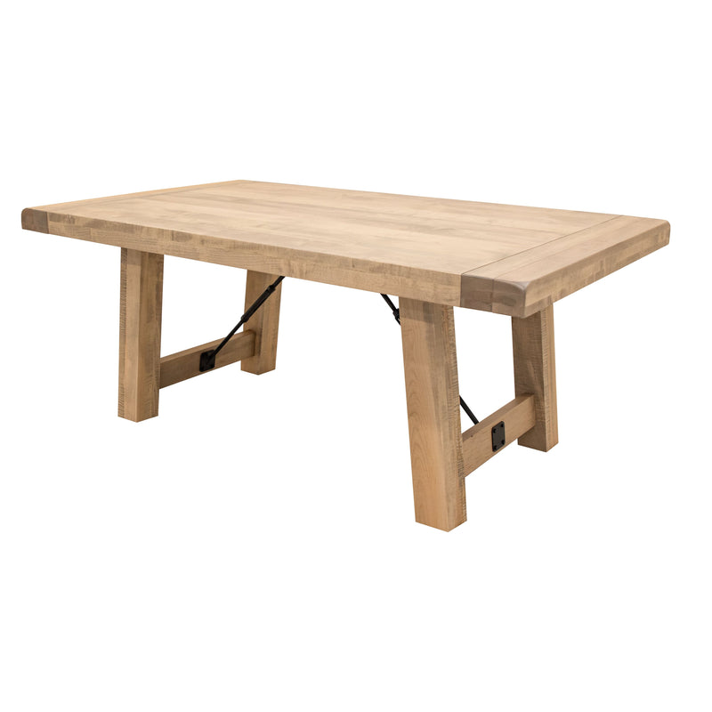 Springdale Trestle Large Maple Wood Extending Dining Table | DS