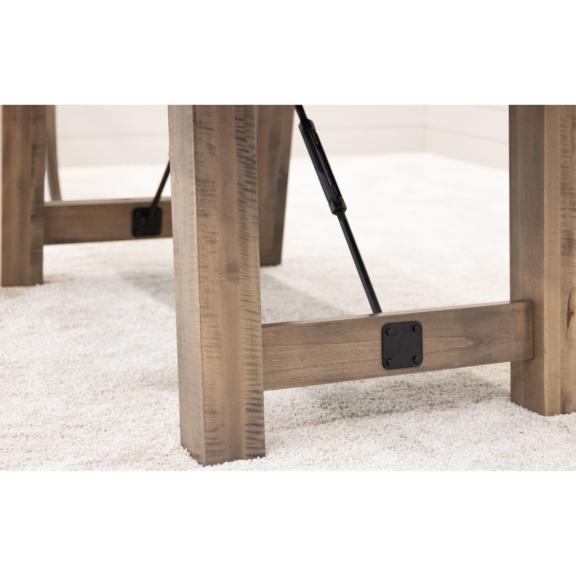 Springdale Trestle Large Maple Wood Extending Dining Table | SP