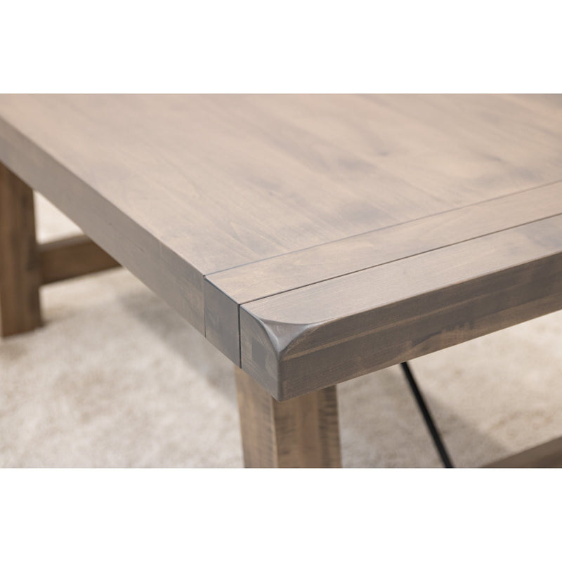 Springdale Trestle Large Maple Wood Extending Dining Table | SP